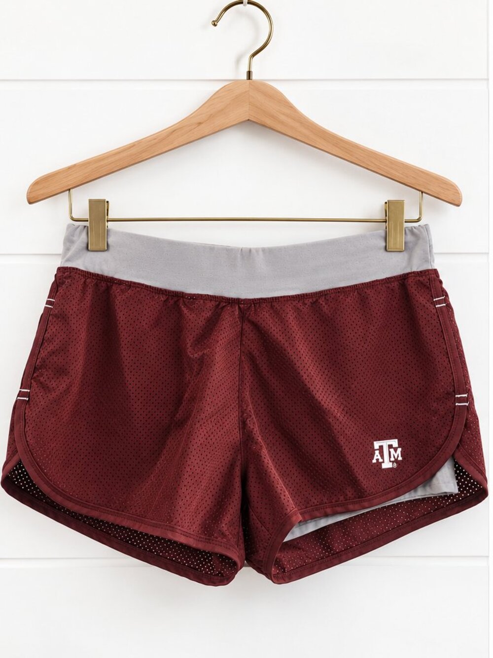 Texas A&M Aggies Maroon Mesh Athletic Running Shorts | $18 Medium